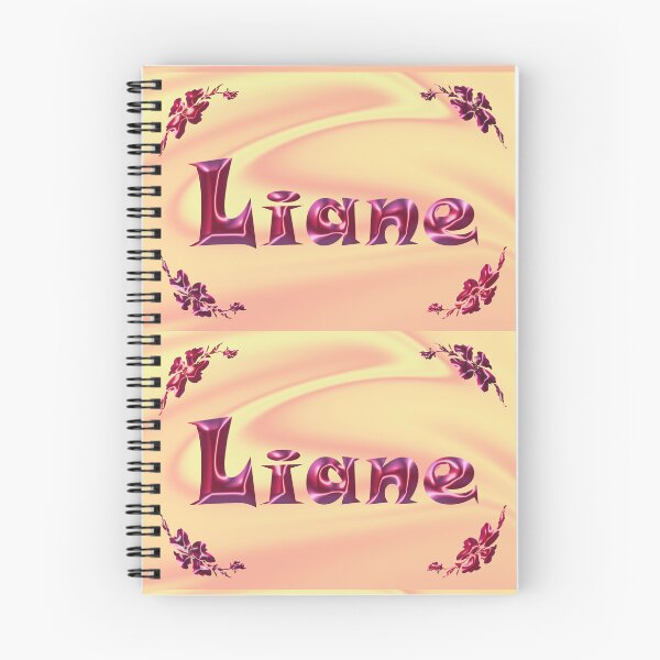 Item preview, Liane Name Design – Satin Pink Glossy Font, Cute Shiny Lettering :) designed and sold by Myriel-Myriel.