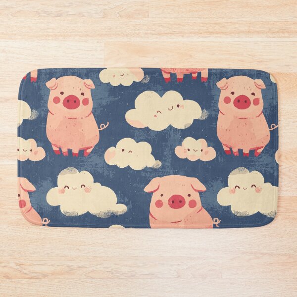 Item preview, Cute Nursery Pig Pattern designed and sold by bapupa.