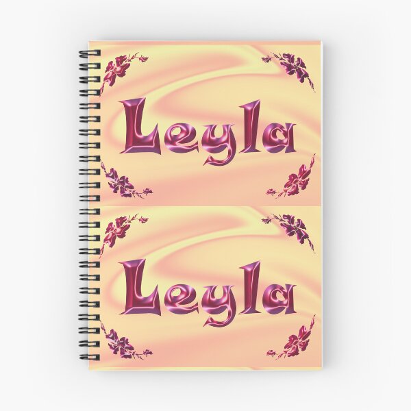 Item preview, Leyla Name Design – Satin Pink Glossy Font, Cute Shiny Lettering :) designed and sold by Myriel-Myriel.