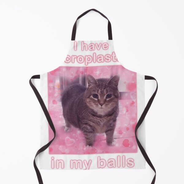 Item preview, Microplastics In Balls Funny Cat Meme Gifts designed and sold by Millernerstill.
