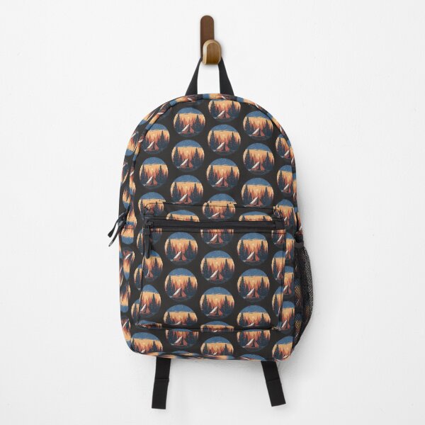 Item preview, Retro camping tent in the forest – vintage nature motif for outdoor, adventure and wanderlust designed and sold by Meiersbeste.