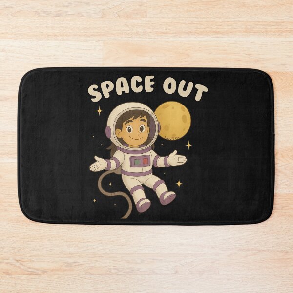 Item preview, Space Out – Cute Kawaii Astronaut Shrugging Design | Funny Space Aesthetic designed and sold by Lazy T Co..