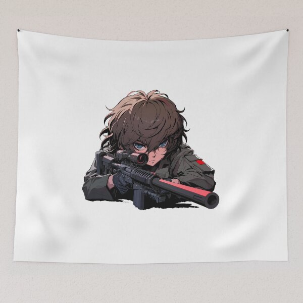 Item preview, Game Goro Akechi Persona 5 Chibi Sniper Detective Cunning designed and sold by Williamhallano.