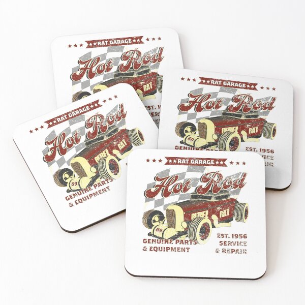 Item preview, Muscle Hot Drag Vintage Car Rod Racing designed and sold by MirrorMirrorDe.
