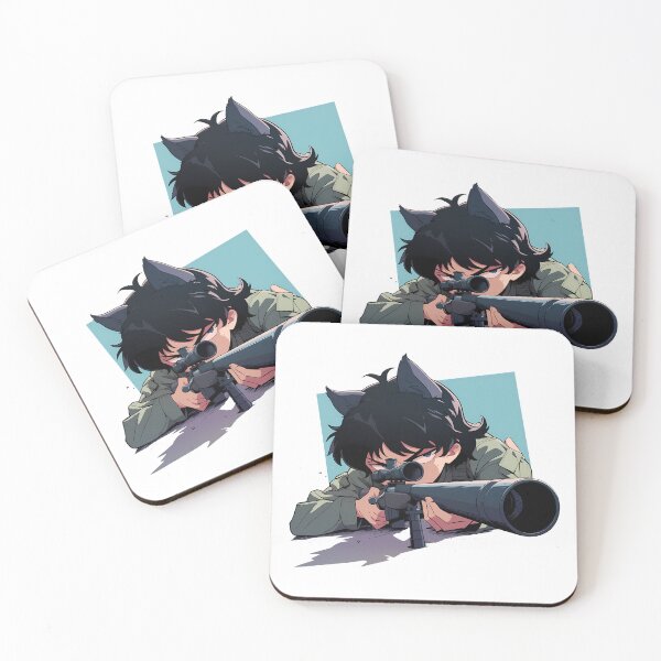 Item preview, Akira Fudo Devilman Crybaby Chibi Sniper Dark Intense designed and sold by Williamhallano.
