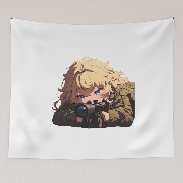 Item preview, Mikaela Hyakuya Seraph End Chibi Sniper Determined Dramatic designed and sold by Williamhallano.