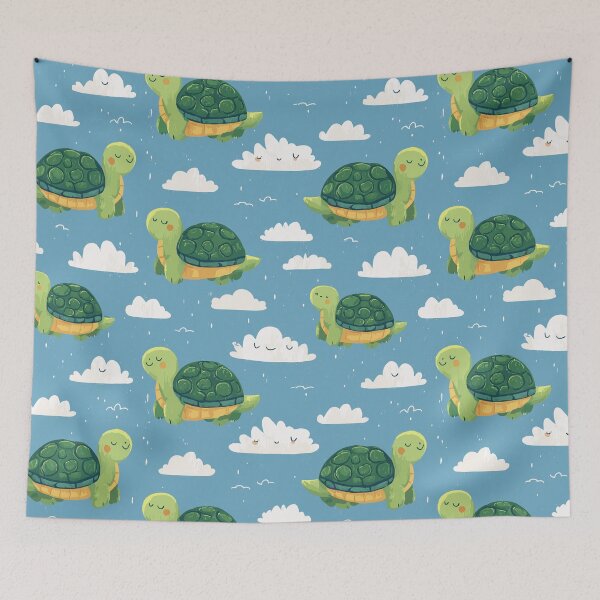 Item preview, Cute Nursery Turtle Pattern designed and sold by bapupa.