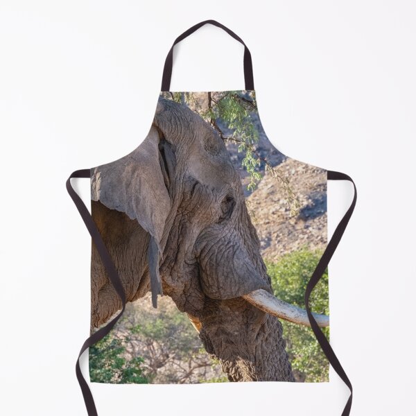 Item preview, African Savanna elephant eating in Etosha National Park designed and sold by Photopat.