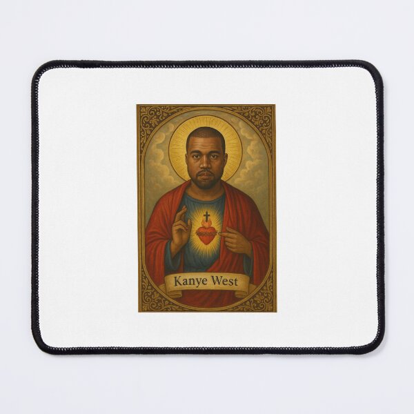 Item preview, Kanye west saint celebrity birthday funny meme holy prank weird designed and sold by CheeseBlueprint.
