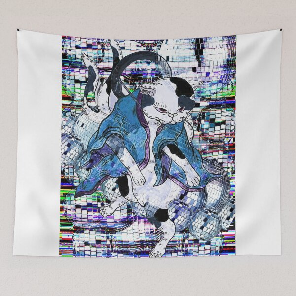 Item preview, Japanese Disco Kitty designed and sold by DThreeArt.