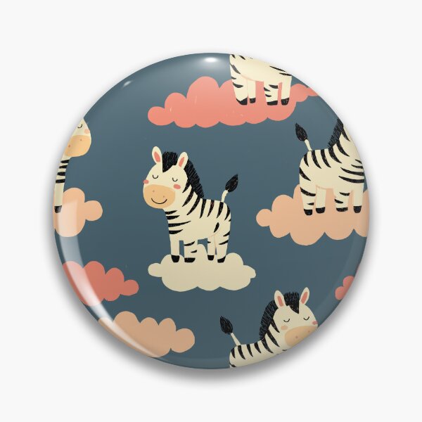 Item preview, Cute Nursery Zebra Pattern designed and sold by bapupa.