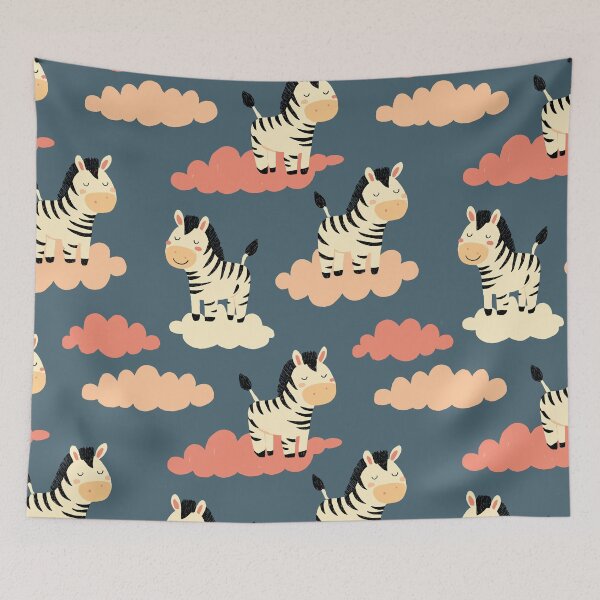 Item preview, Cute Nursery Zebra Pattern designed and sold by bapupa.