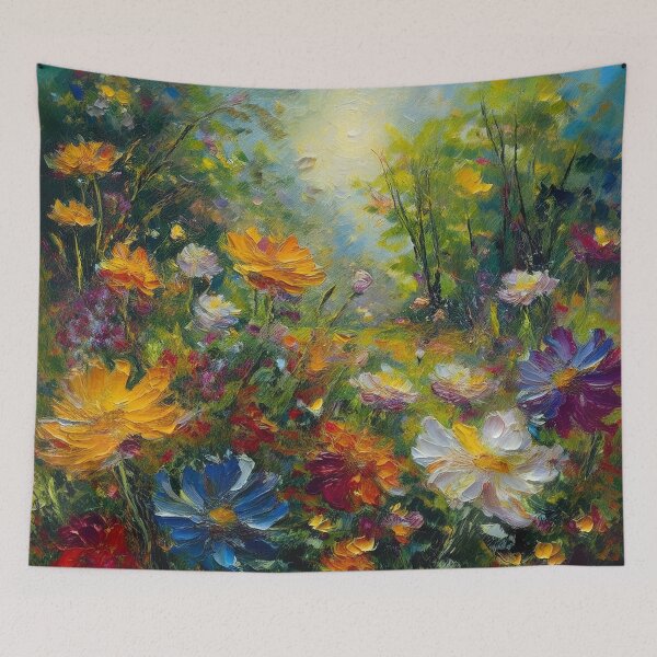 Item preview, Gorgeous impressionist flower garden designed and sold by Photopat.