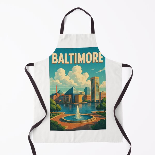 Item preview, Baltimore Waterfront and Skyline from Federal Hill designed and sold by Places On Earth.
