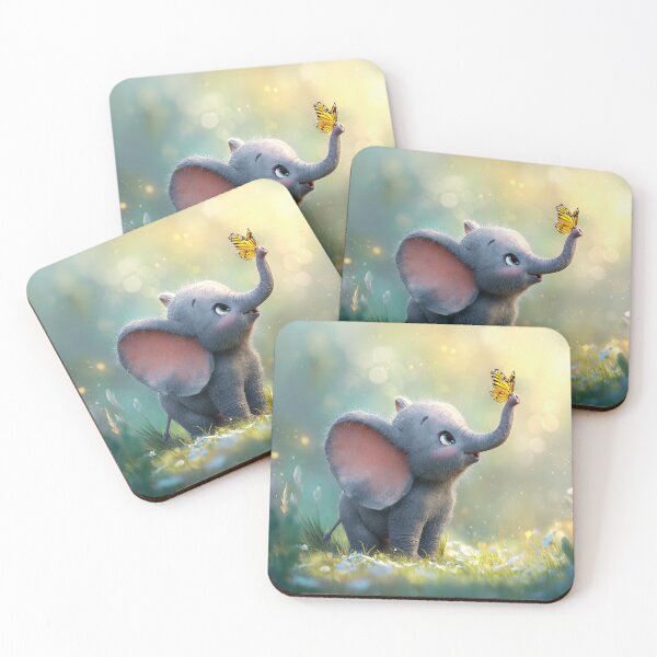 Item preview, Elephant's Magical Butterfly Adventure designed and sold by Venon28.