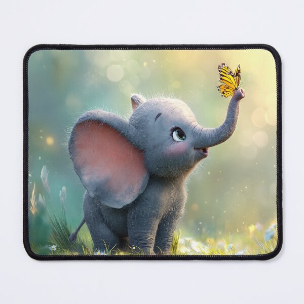 Item preview, Elephant's Magical Butterfly Adventure designed and sold by Venon28.