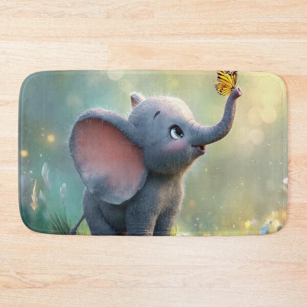 Item preview, Elephant's Magical Butterfly Adventure designed and sold by Venon28.