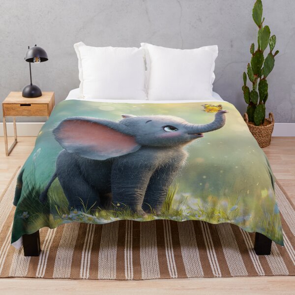 Item preview, Elephant's Magical Butterfly Adventure designed and sold by Venon28.