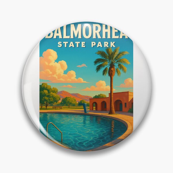Item preview,  Balmorhea State Park Swimming Pool and Desert Oasis designed and sold by Places On Earth.