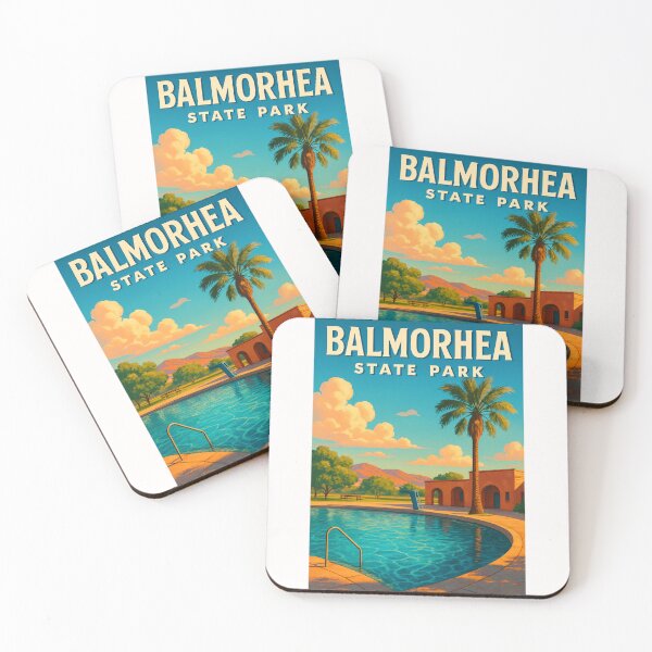 Item preview,  Balmorhea State Park Swimming Pool and Desert Oasis designed and sold by Places On Earth.