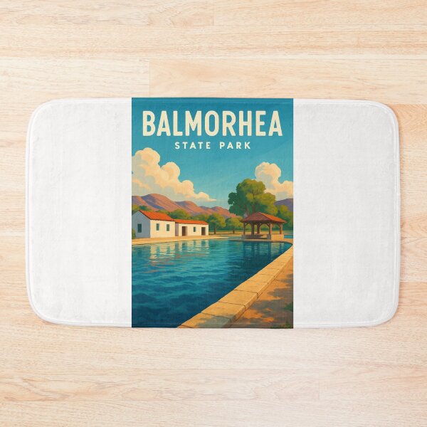 Item preview,  Tranquil Waters at Balmorhea State Park, Texas designed and sold by Places On Earth.