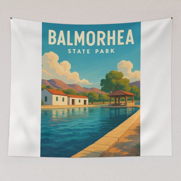Item preview,  Tranquil Waters at Balmorhea State Park, Texas designed and sold by Places On Earth.