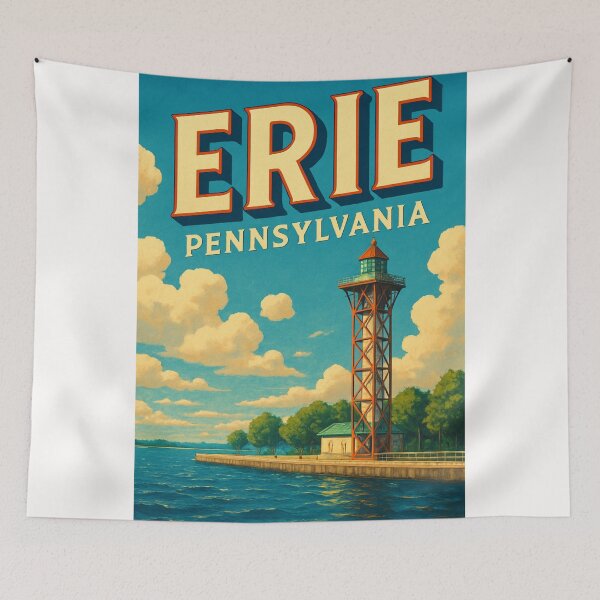 Item preview,  Erie Bicentennial Tower on Lake Erie Waterfront designed and sold by Places On Earth.