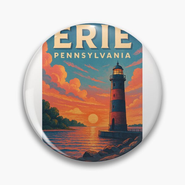 Item preview,  Presque Isle Lighthouse at Sunset in Erie, Pennsylvania designed and sold by Places On Earth.