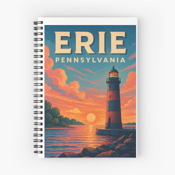 Item preview,  Presque Isle Lighthouse at Sunset in Erie, Pennsylvania designed and sold by Places On Earth.