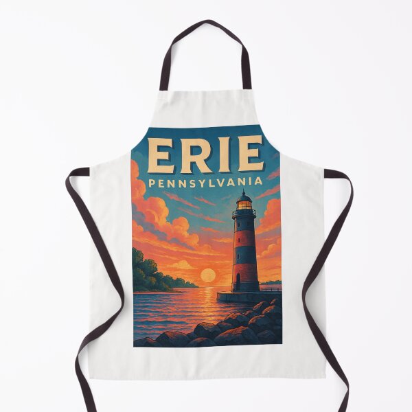 Item preview, Presque Isle Lighthouse at Sunset in Erie, Pennsylvania designed and sold by Places On Earth.
