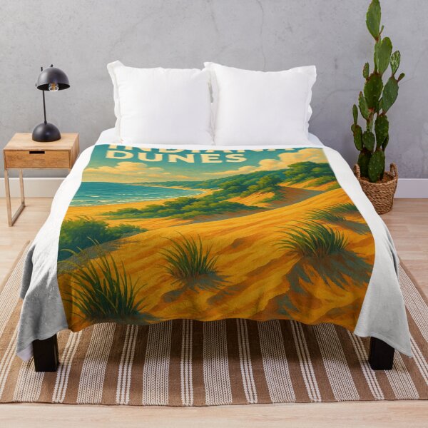 Item preview,  Indiana Dunes National Park Shoreline with Forested Hills designed and sold by Places On Earth.