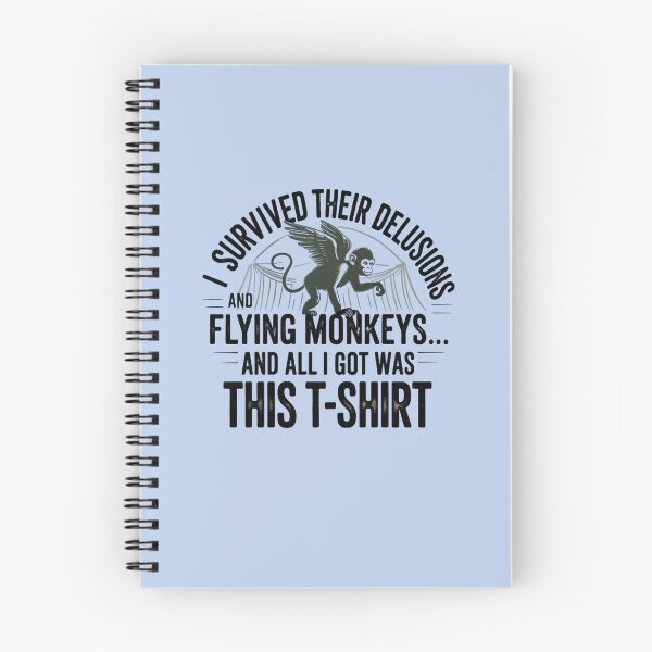 Item preview, Delusions and Flying Monkeys Narcissist Recovery Humor  designed and sold by WalkingInNature.