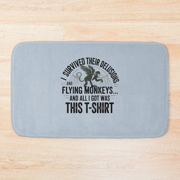 Item preview, Delusions and Flying Monkeys Narcissist Recovery Humor  designed and sold by WalkingInNature.