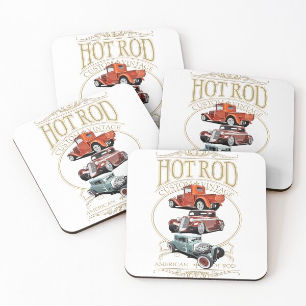 Item preview, Muscle Racing Hot Rod Vintage Drag Car designed and sold by MirrorMirrorDe.
