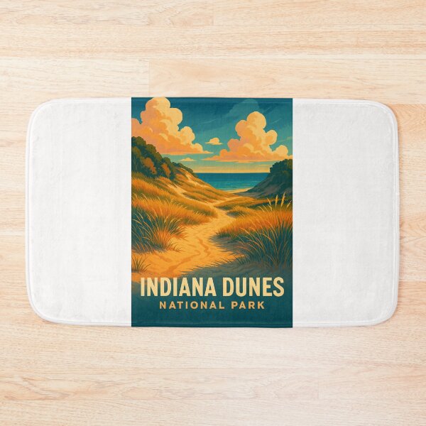 Item preview,  Sunset Over Trail to Lake Michigan in Indiana Dunes designed and sold by Places On Earth.