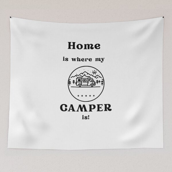 Item preview, Home Is Where My Camper Is – Vanlife Design designed and sold by BSIQ.