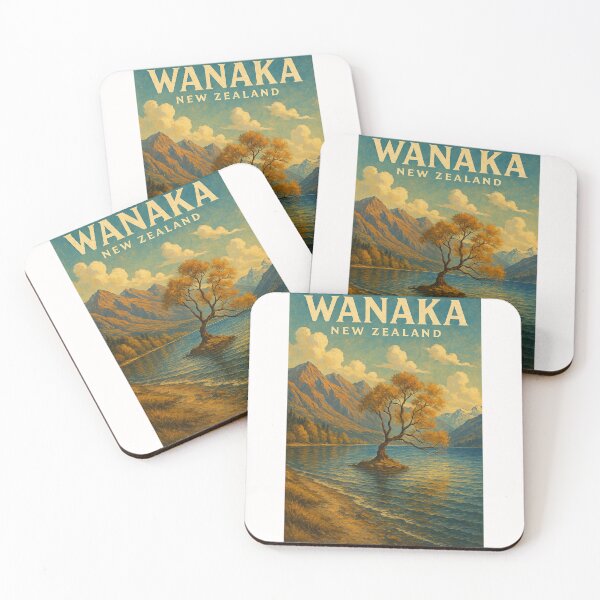 Item preview,  Lone Tree in Lake Wānaka, South Island, New Zealand designed and sold by Places On Earth.