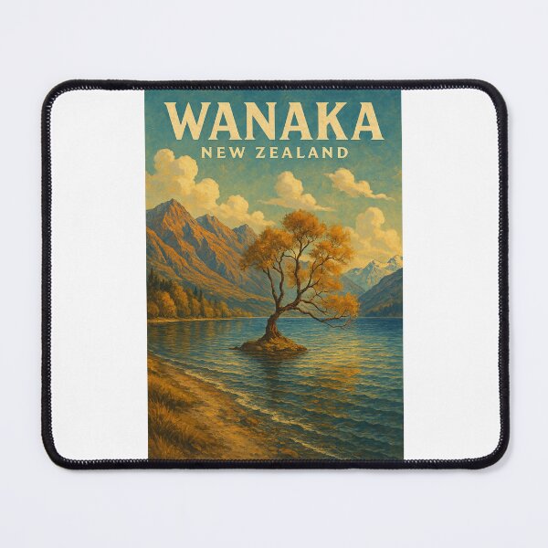Item preview, Lone Tree in Lake Wānaka, South Island, New Zealand designed and sold by Places On Earth.
