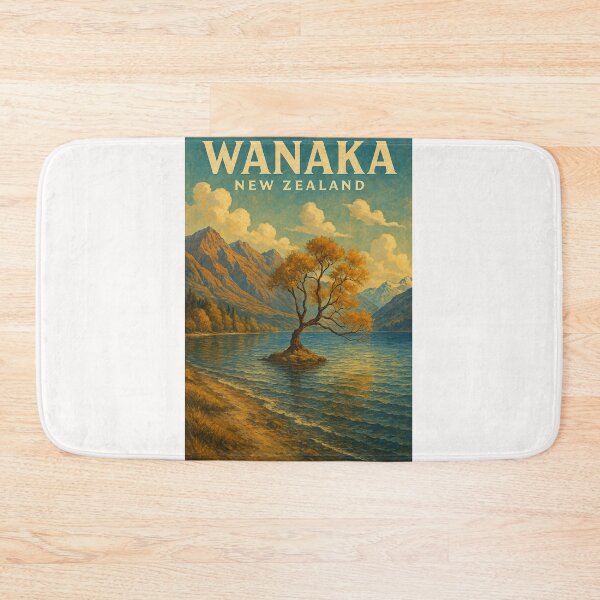 Item preview,  Lone Tree in Lake Wānaka, South Island, New Zealand designed and sold by Places On Earth.