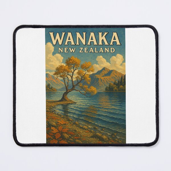 Item preview, Autumn Shoreline at Lake Wānaka, Otago Region designed and sold by Places On Earth.