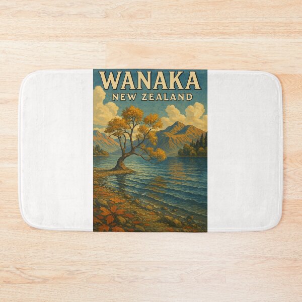 Item preview,  Autumn Shoreline at Lake Wānaka, Otago Region designed and sold by Places On Earth.
