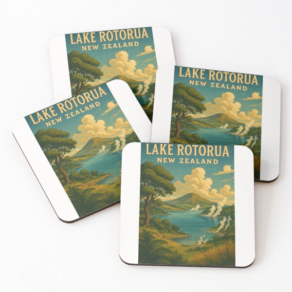 Item preview,  Geothermal Landscape of Lake Rotorua, New Zealand designed and sold by Places On Earth.