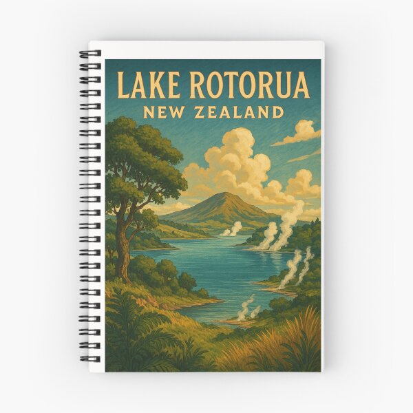 Item preview,  Geothermal Landscape of Lake Rotorua, New Zealand designed and sold by Places On Earth.