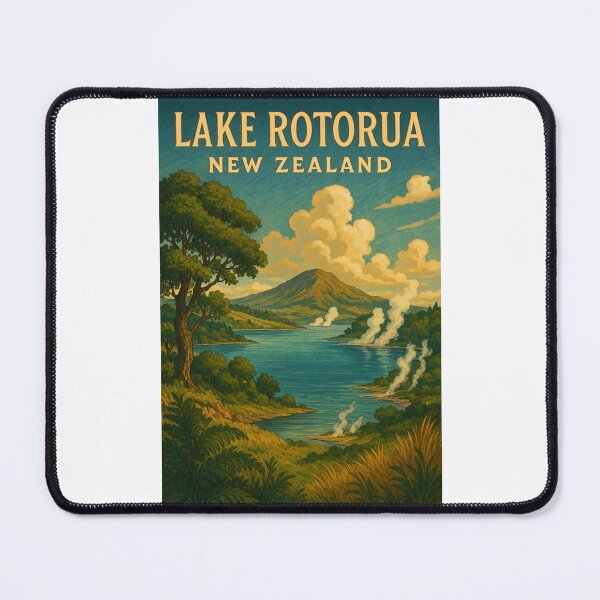 Item preview, Geothermal Landscape of Lake Rotorua, New Zealand designed and sold by Places On Earth.