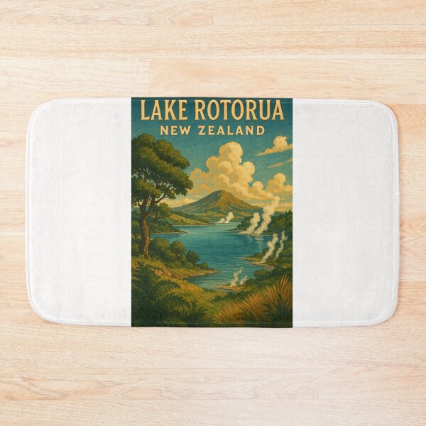 Item preview,  Geothermal Landscape of Lake Rotorua, New Zealand designed and sold by Places On Earth.