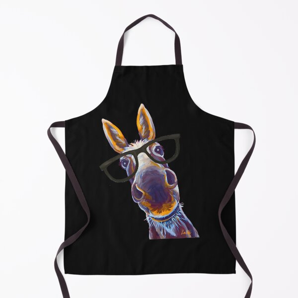 Item preview, Funny Donkey Art Smart Donkey With Glasses designed and sold by 8xq4syngjxh.