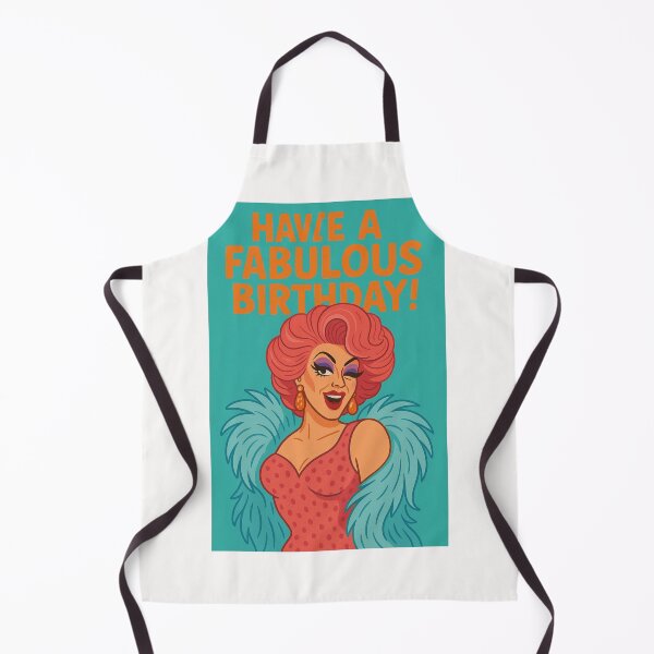 Item preview, Fabulous Drag Queen Birthday Card with Feathers and Flair designed and sold by Places On Earth.