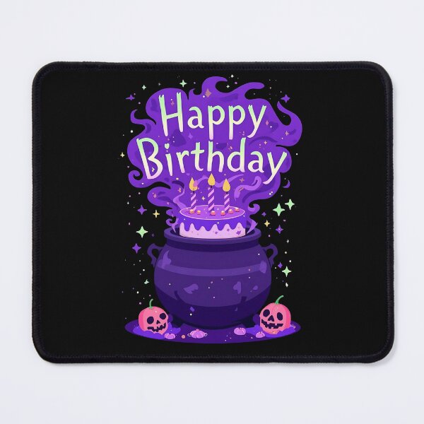 Item preview, Kawaii Spooky Cute Halloween Birthday – Witchy Cauldron & Cake Design designed and sold by idy-zone.