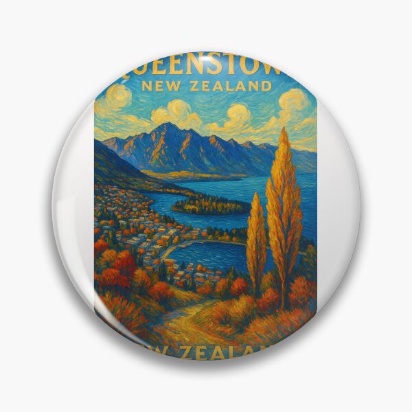 Item preview,  Queenstown Skyline and Autumn Hillside in Central Otago designed and sold by Places On Earth.