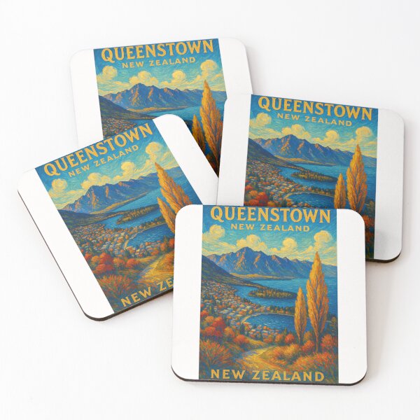 Item preview,  Queenstown Skyline and Autumn Hillside in Central Otago designed and sold by Places On Earth.